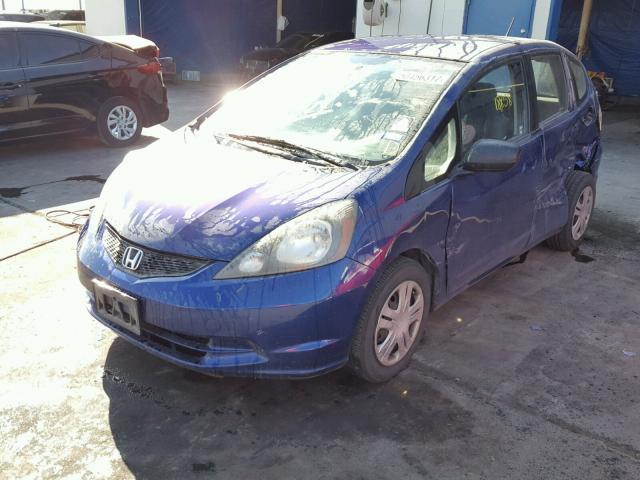 JHMGE87239S039526 - 2009 HONDA FIT BLUE photo 2