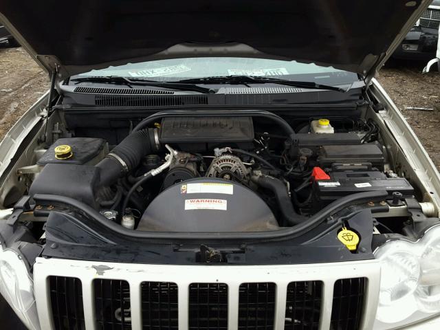 1J8GR48K37C567578 - 2007 JEEP GRAND CHER TAN photo 7