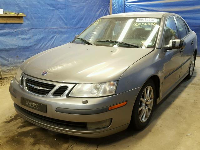 YS3FD49Y541006660 - 2004 SAAB 9-3 ARC GRAY photo 2