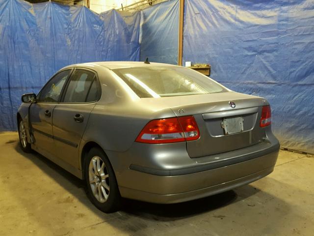 YS3FD49Y541006660 - 2004 SAAB 9-3 ARC GRAY photo 3