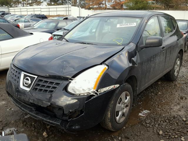 JN8AS58V88W405497 - 2008 NISSAN ROGUE S BLACK photo 2