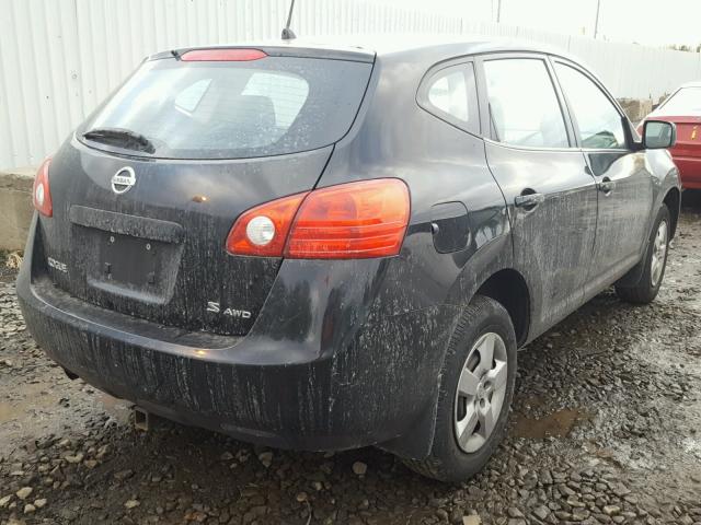 JN8AS58V88W405497 - 2008 NISSAN ROGUE S BLACK photo 4