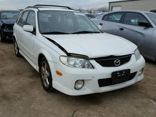 JM1BJ245921509136 - 2002 MAZDA PROTEGE PR WHITE photo 1