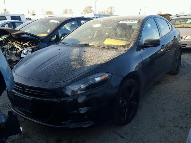 1C3CDFBB3FD150242 - 2015 DODGE DART SXT BLACK photo 2