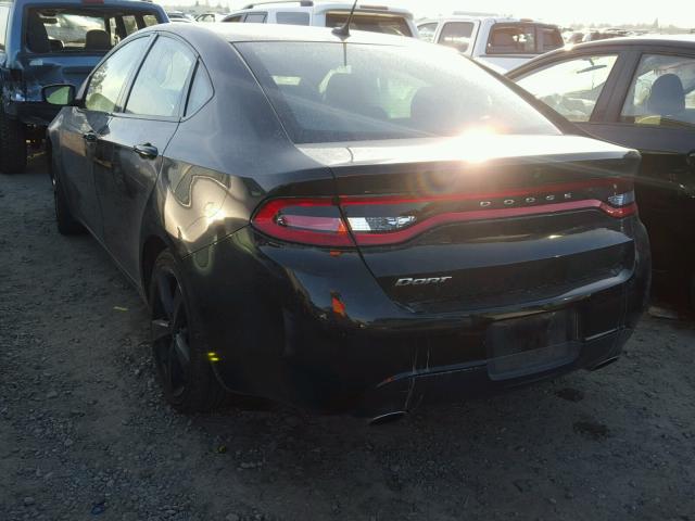 1C3CDFBB3FD150242 - 2015 DODGE DART SXT BLACK photo 3