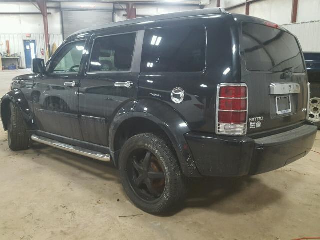 1D8GU28K08W178683 - 2008 DODGE NITRO SXT BLACK photo 3