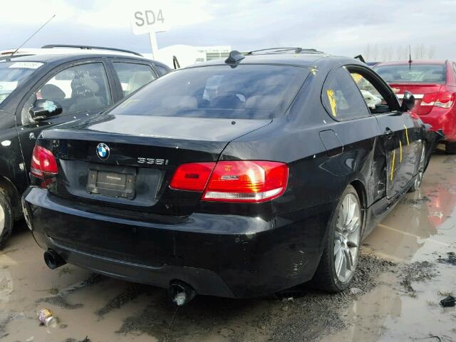 WBAWC7C58AE270774 - 2010 BMW 335 XI BLACK photo 4