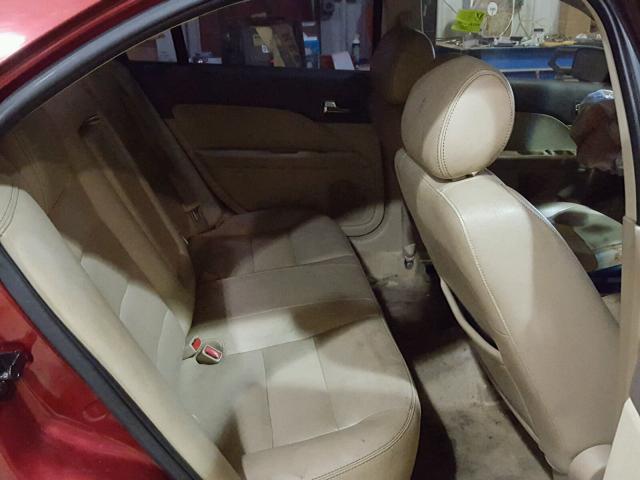 3FAFP08116R107351 - 2006 FORD FUSION SEL RED photo 6