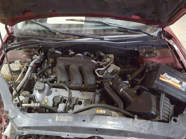 3FAFP08116R107351 - 2006 FORD FUSION SEL RED photo 7