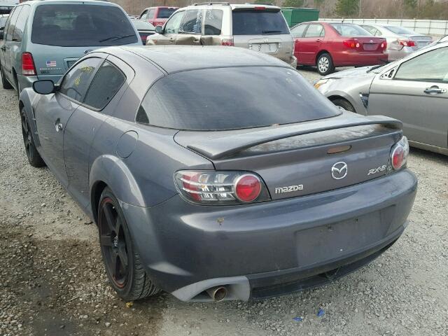 JM1FE173660201816 - 2006 MAZDA RX8 GRAY photo 3