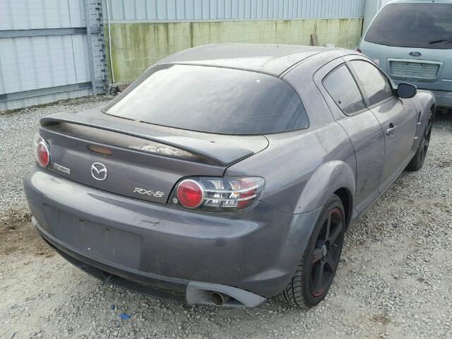 JM1FE173660201816 - 2006 MAZDA RX8 GRAY photo 4