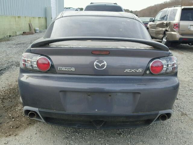 JM1FE173660201816 - 2006 MAZDA RX8 GRAY photo 9