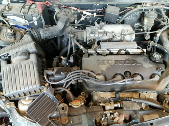 1HGEJ8147TL014677 - 1996 HONDA CIVIC EX შავი ფოტო 7