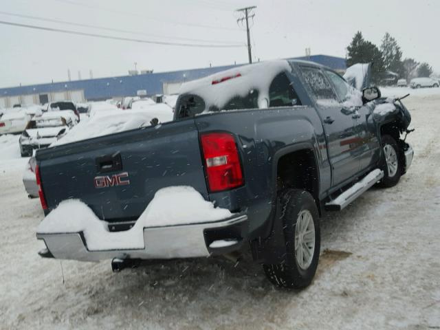 3GTU2UEC5EG368019 - 2014 GMC SIERRA K15 BLUE photo 4