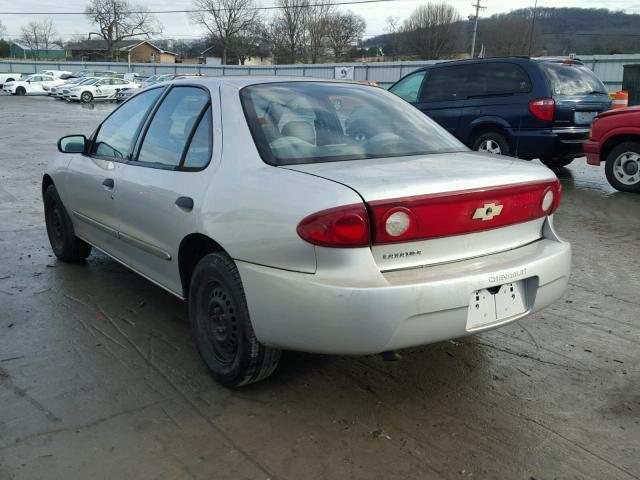 1G1JC52F747177449 - 2004 CHEVROLET CAVALIER SILVER photo 3