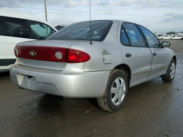 1G1JC52F747177449 - 2004 CHEVROLET CAVALIER SILVER photo 4