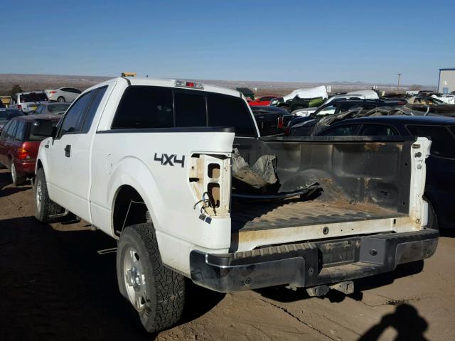 1FTFX1EF4DKF27770 - 2013 FORD F150 SUPER WHITE photo 3