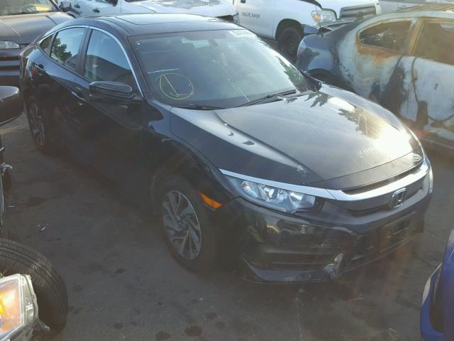 2HGFC2F70GH505822 - 2016 HONDA CIVIC EX შავი ფოტო 1