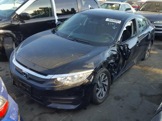 2HGFC2F70GH505822 - 2016 HONDA CIVIC EX BLACK photo 2