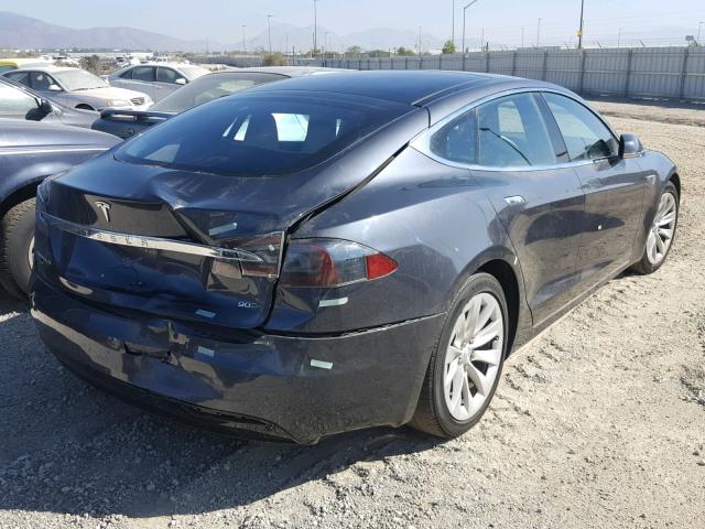 5YJSA1E29GF146060 - 2016 TESLA MODEL S GRAY photo 4