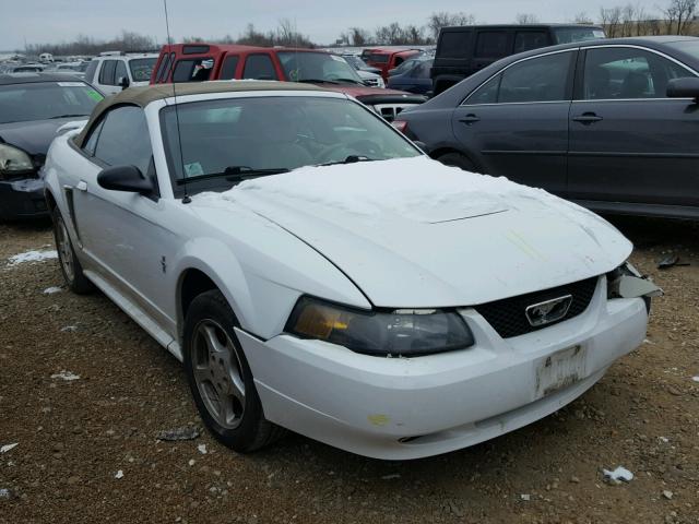 1FAFP44493F338952 - 2003 FORD MUSTANG WHITE photo 1