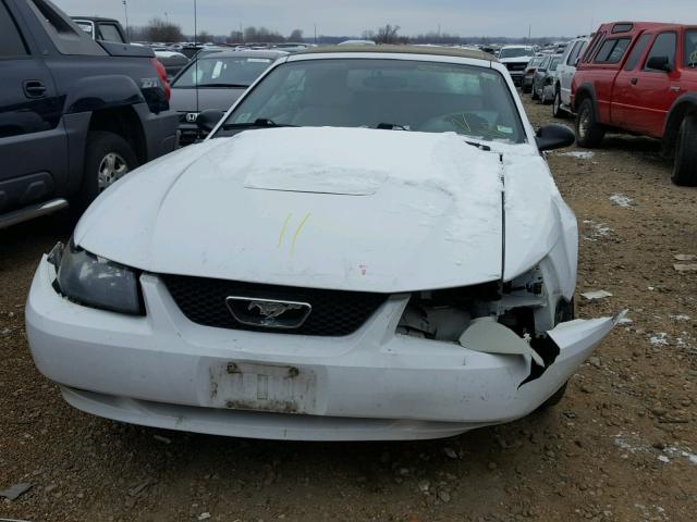 1FAFP44493F338952 - 2003 FORD MUSTANG WHITE photo 7