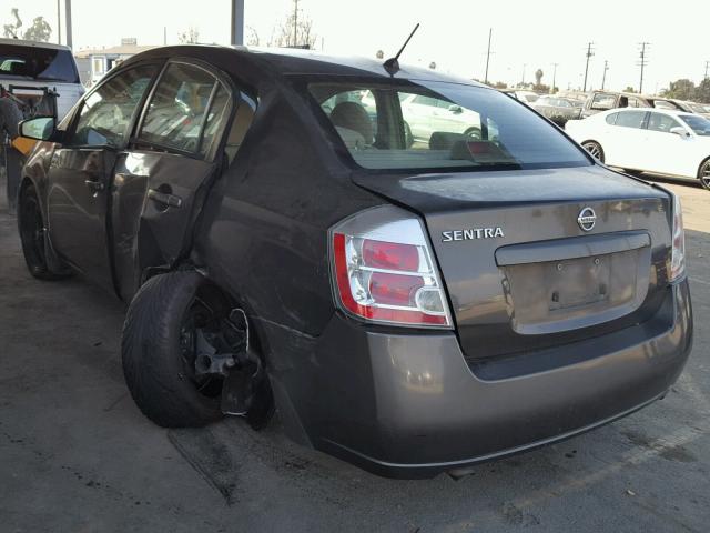 3N1AB61E39L633803 - 2009 NISSAN SENTRA 2.0 GRAY photo 3