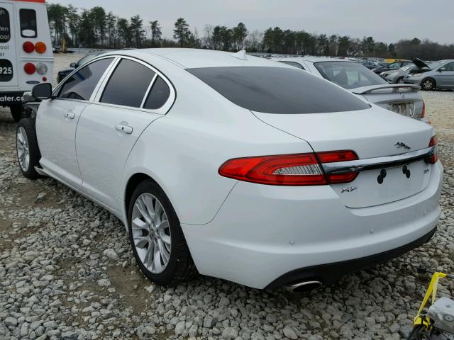 SAJWA0E75D8S99538 - 2013 JAGUAR XF WHITE photo 3