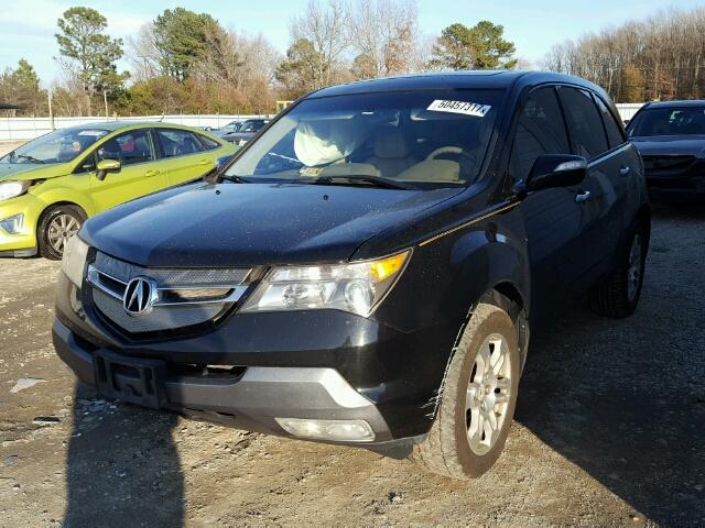 2HNYD28387H503714 - 2007 ACURA MDX TECHNO BLACK photo 2