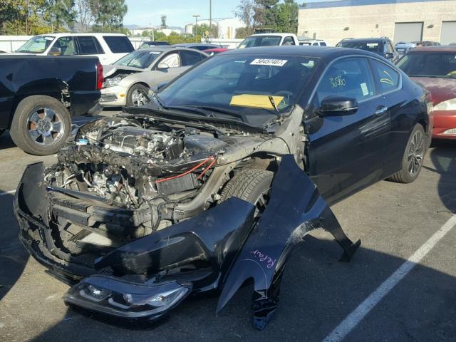 1HGCT1B72GA004304 - 2016 HONDA ACCORD EX BLACK photo 2