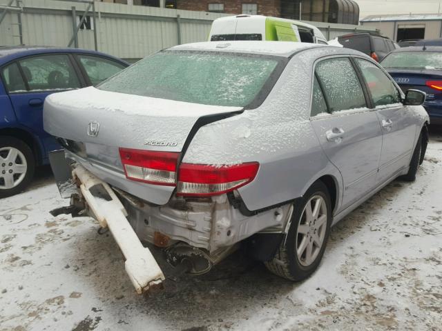 1HGCM66554A051311 - 2004 HONDA ACCORD EX SILVER photo 4