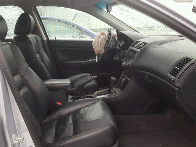 1HGCM66554A051311 - 2004 HONDA ACCORD EX SILVER photo 5