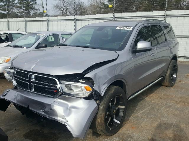 1C4RDHAG5FC953185 - 2015 DODGE DURANGO SX SILVER photo 2