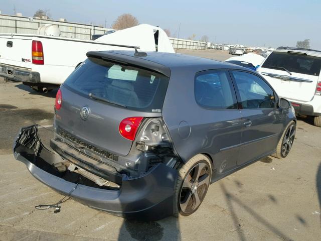 WVWFV71KX6W130832 - 2006 VOLKSWAGEN NEW GTI GRAY photo 4