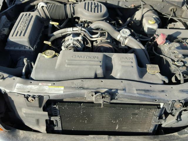 1B7GL12X32S558809 - 2002 DODGE DAKOTA BAS GRAY photo 7