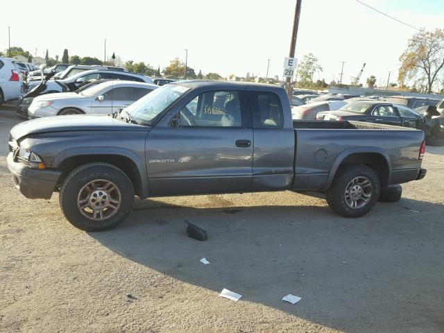 1B7GL12X32S558809 - 2002 DODGE DAKOTA BAS GRAY photo 9