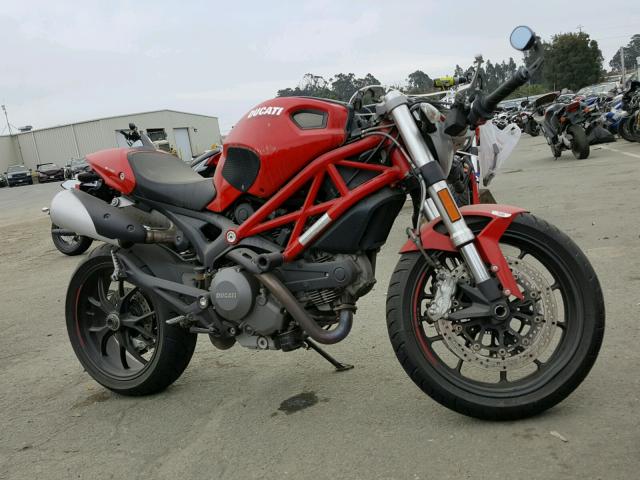 ZDM1RANN8CB055801 - 2012 DUCATI MONSTER 79 RED photo 1