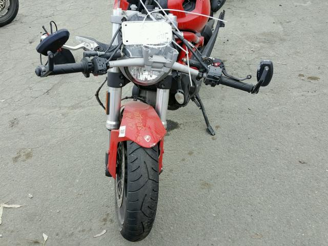 ZDM1RANN8CB055801 - 2012 DUCATI MONSTER 79 RED photo 9