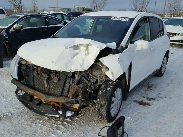 3N1BC13EX7L431233 - 2007 NISSAN VERSA S WHITE photo 2