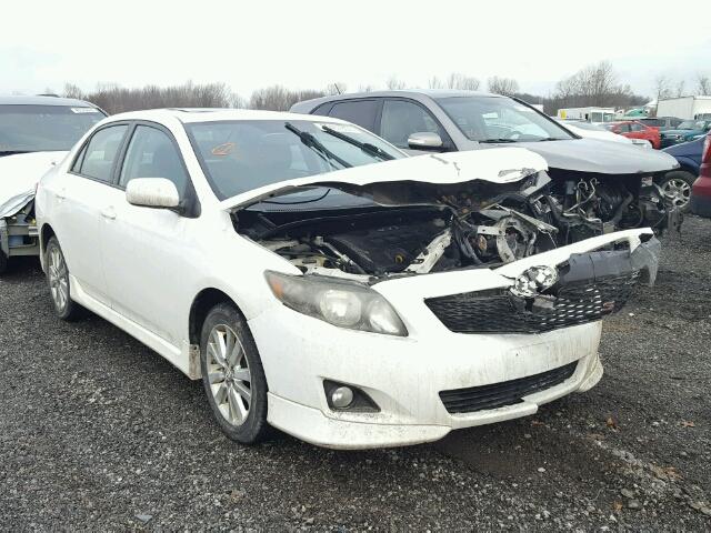 2T1BU4EE0AC478872 - 2010 TOYOTA COROLLA BA WHITE photo 1