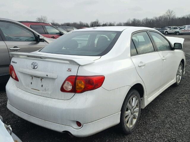 2T1BU4EE0AC478872 - 2010 TOYOTA COROLLA BA WHITE photo 4