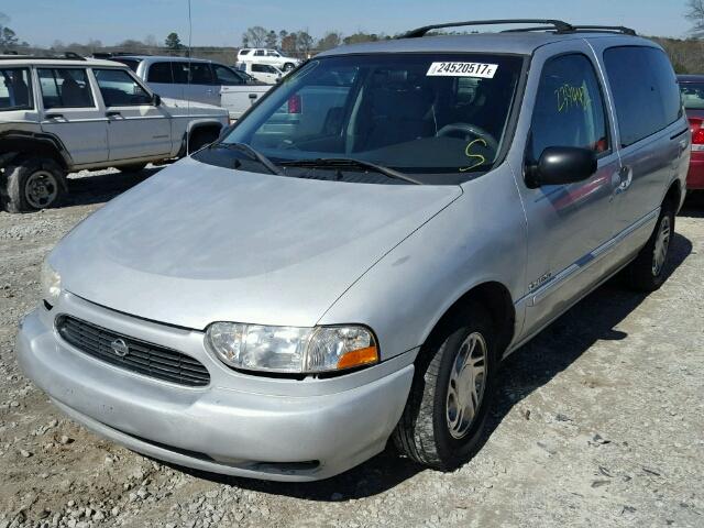 4N2XN11T1YD829918 - 2000 NISSAN QUEST SE SILVER photo 2