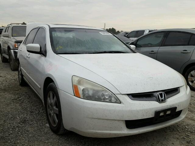 1HGCM66535A058176 - 2005 HONDA ACCORD EX WHITE photo 1