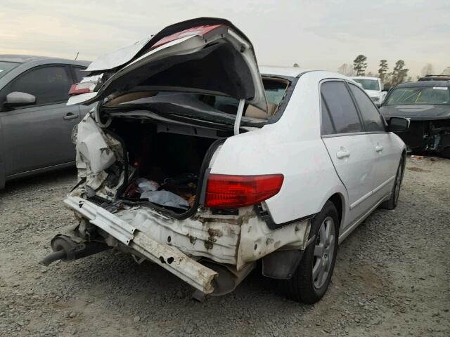 1HGCM66535A058176 - 2005 HONDA ACCORD EX WHITE photo 4