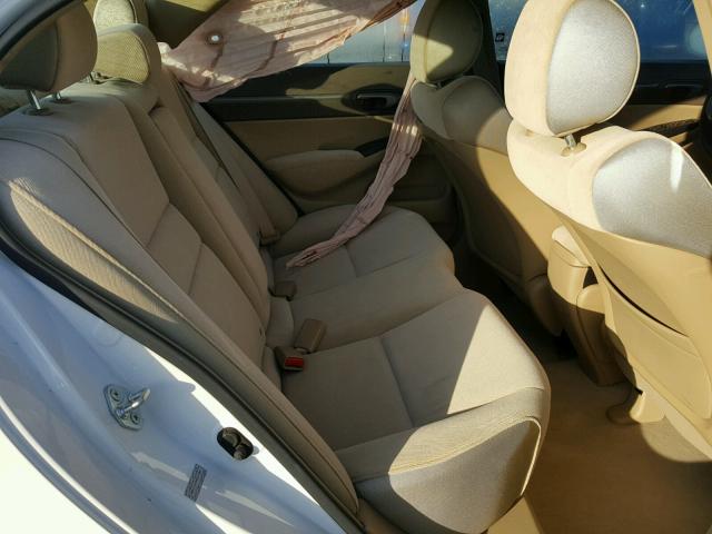 2HGFA16878H501566 - 2008 HONDA CIVIC EX თეთრი ფოტო 6