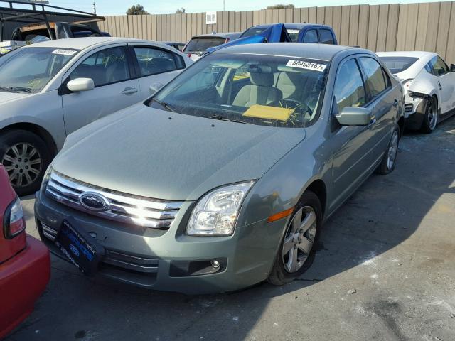 3FAHP07149R103146 - 2009 FORD FUSION SE GREEN photo 2