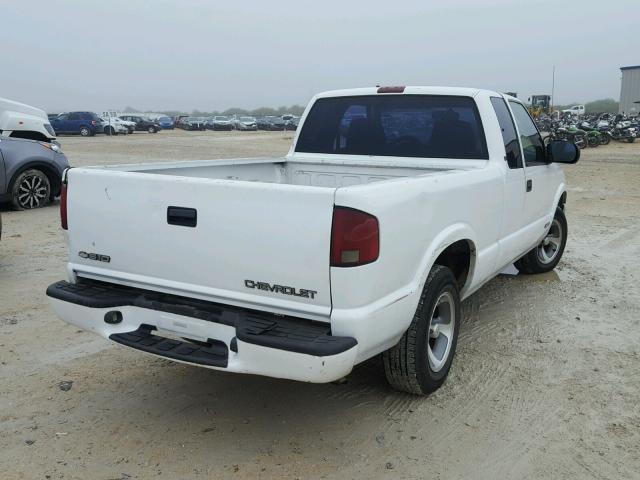 1GCCS19W51K155816 - 2001 CHEVROLET S TRUCK S1 WHITE photo 4