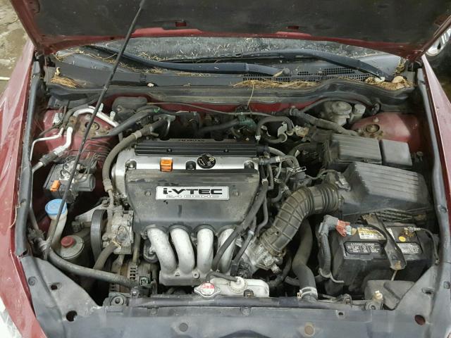 1HGCM55317A039056 - 2007 HONDA ACCORD SE MAROON photo 7