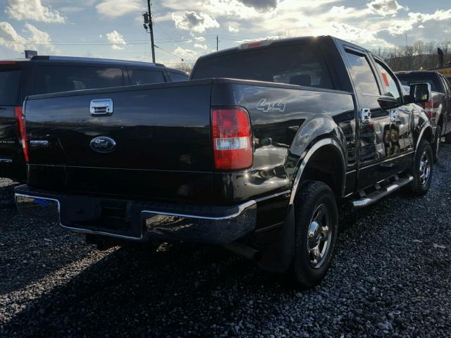 1FTPW14536FA13811 - 2006 FORD F150 SUPER BLACK photo 4