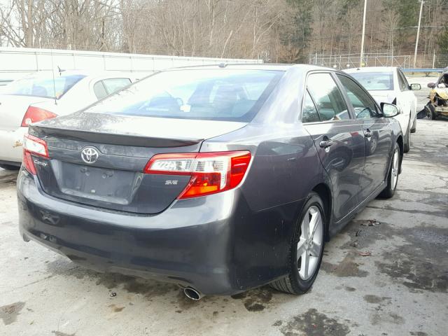 4T1BF1FK4CU601488 - 2012 TOYOTA CAMRY BASE GRAY photo 4